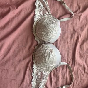 Victoria’s Secret bra Size 34D Dream Angels Lined Demi Buste Double
